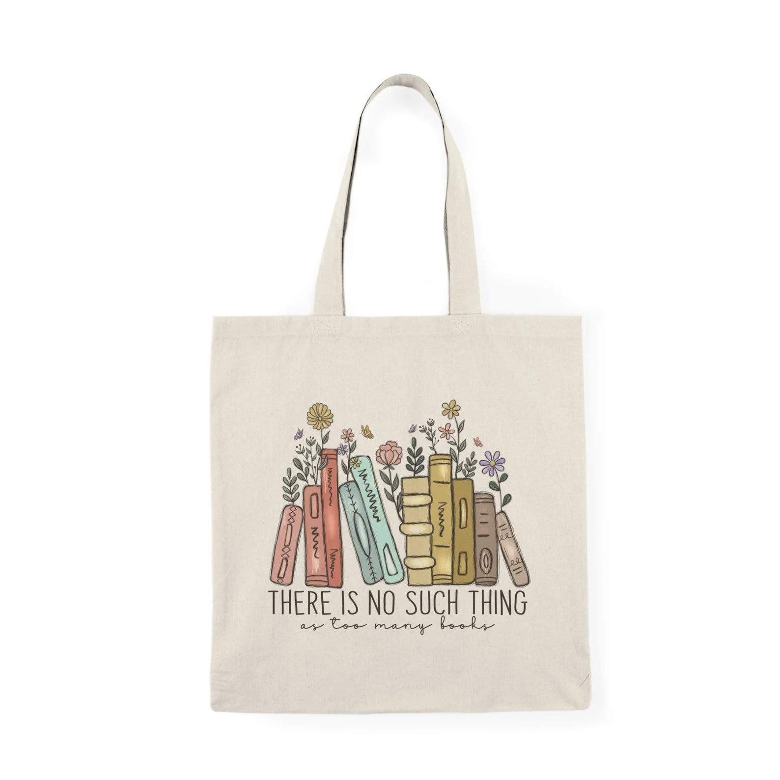 HOT SELLING! Tote Bag (There is no such thing as too many books)